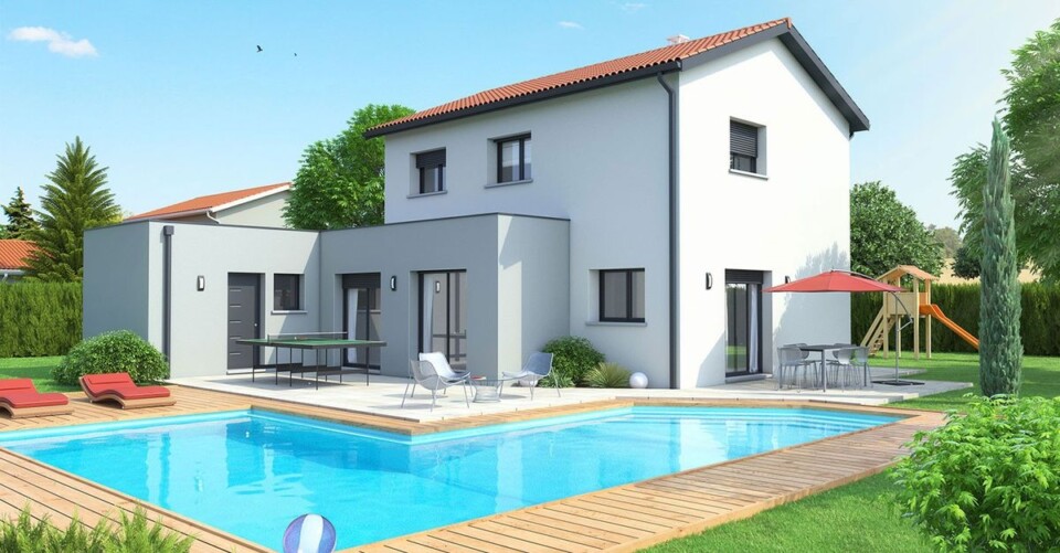 Maison étage contemporaine de type R+1
