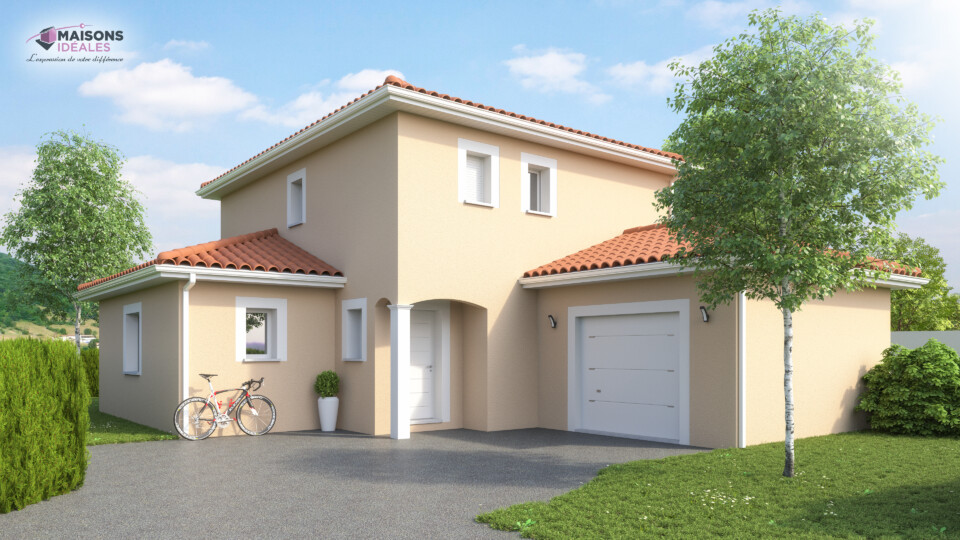Maison à étage, 135m² habitable 23m² de garage