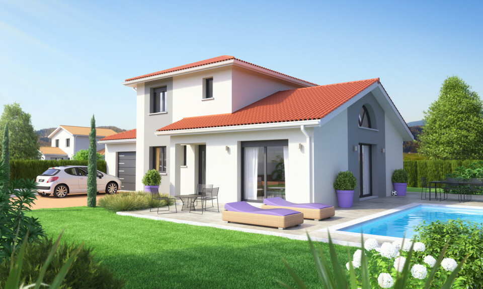 Maison à étage, 125m² habitable 37m² de garage