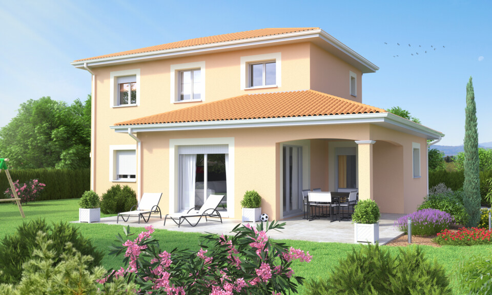 Maison à étage, 113m² habitable 32m² de garage