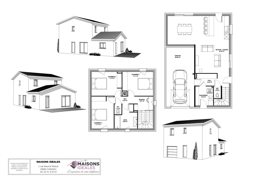 Terrain 450 m² MONTANAY