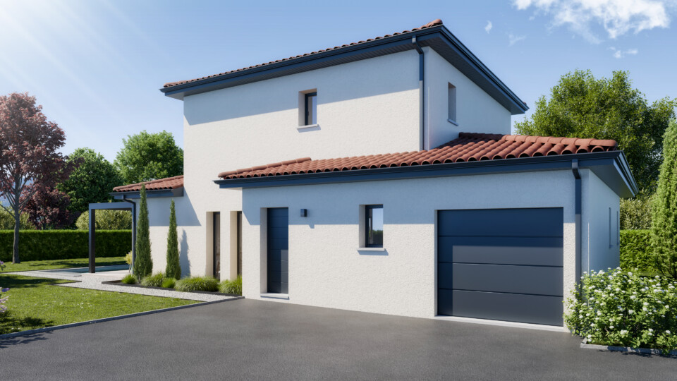 Maison à étage, 116m² habitable 18m² de garage