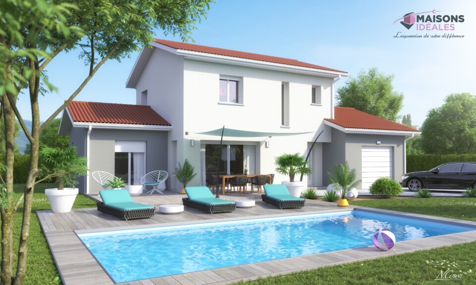 Maison à étage, 114m² habitable 25m² de garage