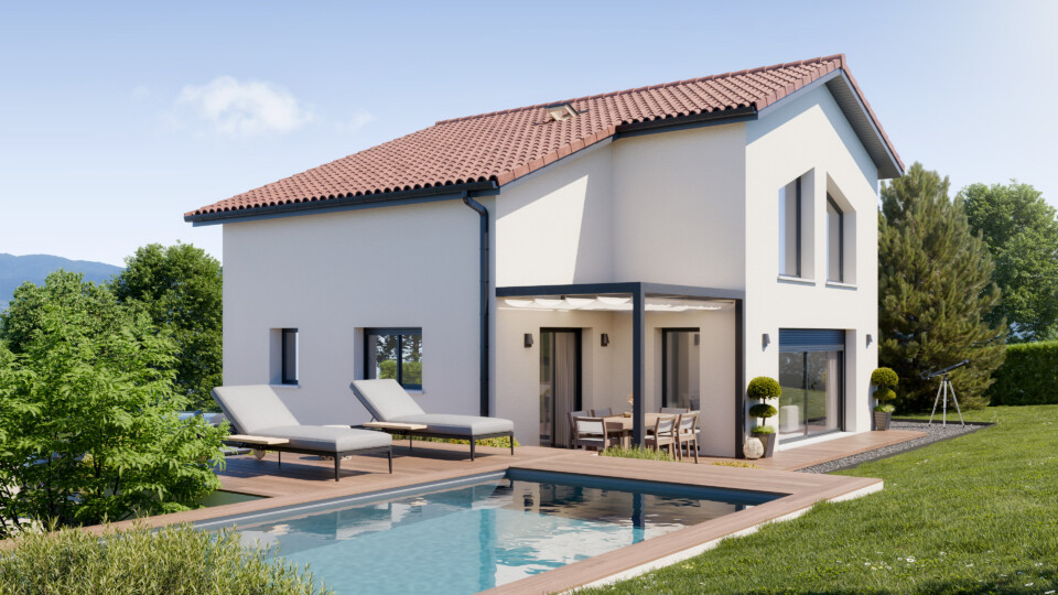 Maison à étage, 120m² habitable